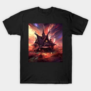 Spooky haunted house T-Shirt
